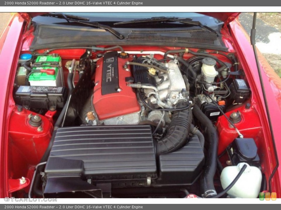 2.0 Liter DOHC 16-Valve VTEC 4 Cylinder Engine for the 2000 Honda S2000 #95429762