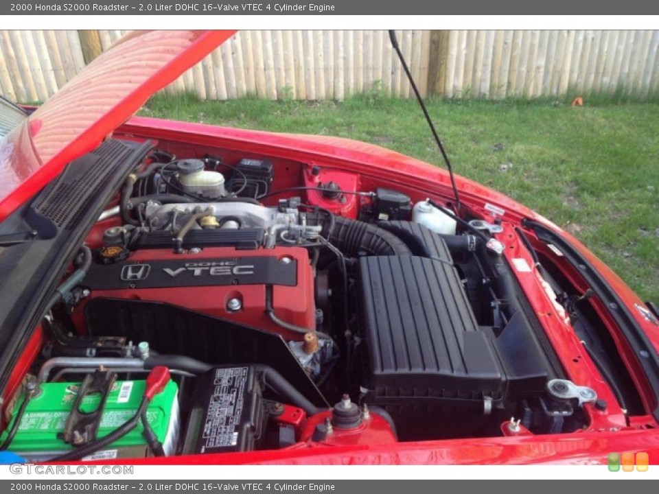 2.0 Liter DOHC 16-Valve VTEC 4 Cylinder Engine for the 2000 Honda S2000 #95429786