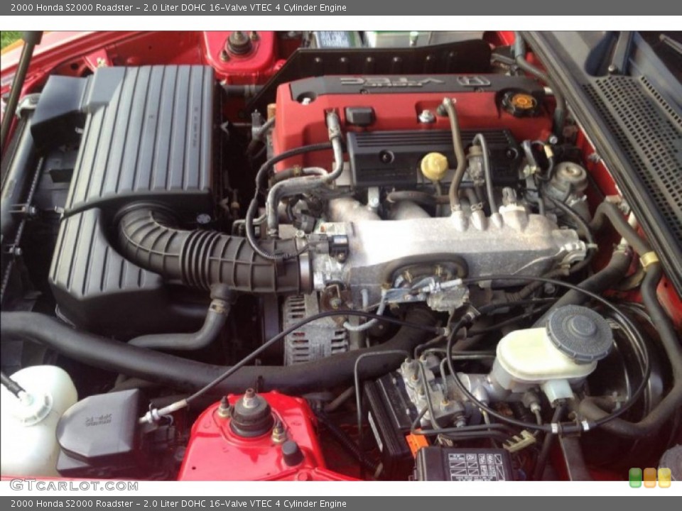 2.0 Liter DOHC 16-Valve VTEC 4 Cylinder Engine for the 2000 Honda S2000 #95429817