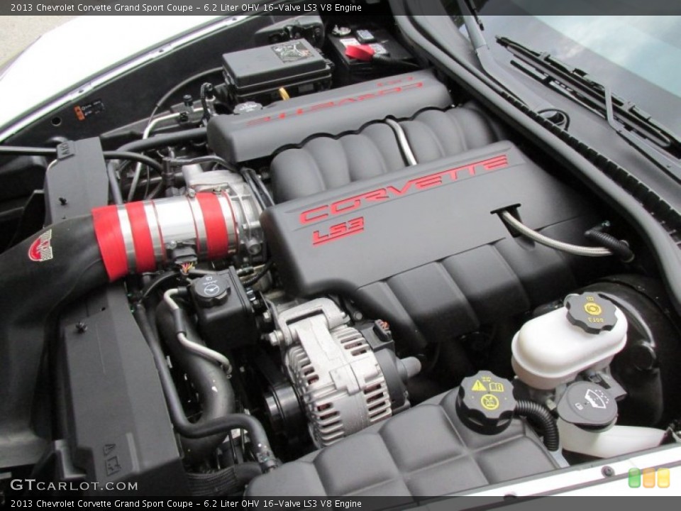 6.2 Liter OHV 16-Valve LS3 V8 Engine for the 2013 Chevrolet Corvette #95448332