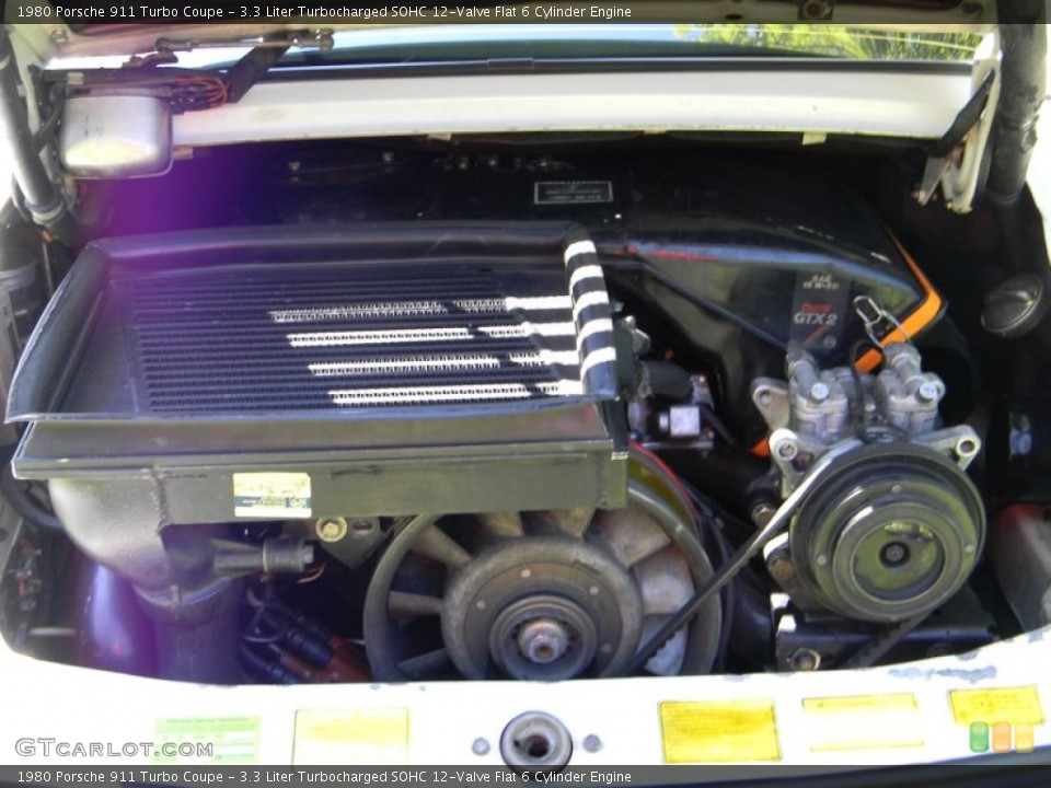 3.3 Liter Turbocharged SOHC 12-Valve Flat 6 Cylinder Engine for the 1980 Porsche 911 #95452145