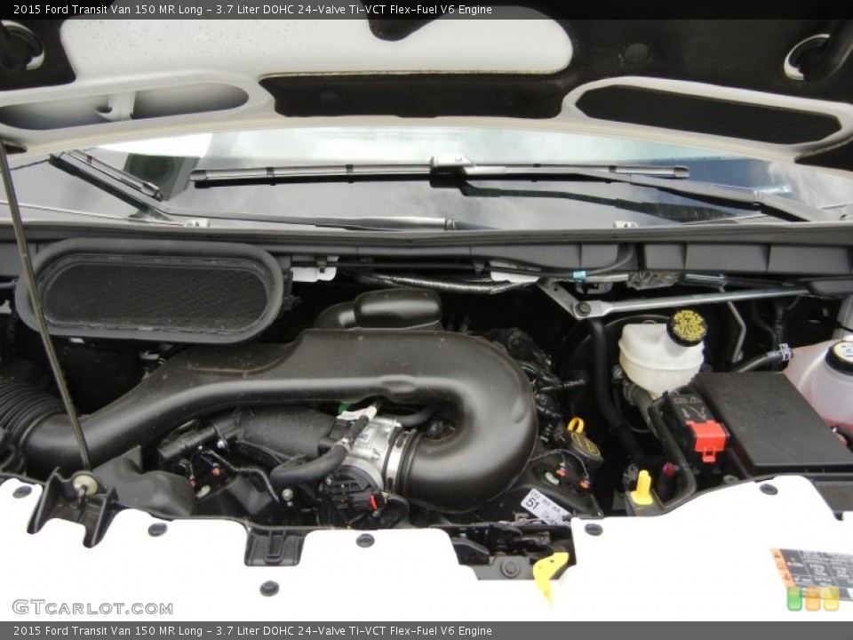 3.7 Liter DOHC 24-Valve Ti-VCT Flex-Fuel V6 Engine for the 2015 Ford Transit #95452877