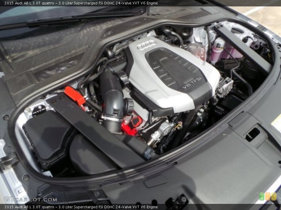 3.0 Liter Supercharged FSI DOHC 24-Valve VVT V6 Engine for the 2015 Audi A8 #95464799