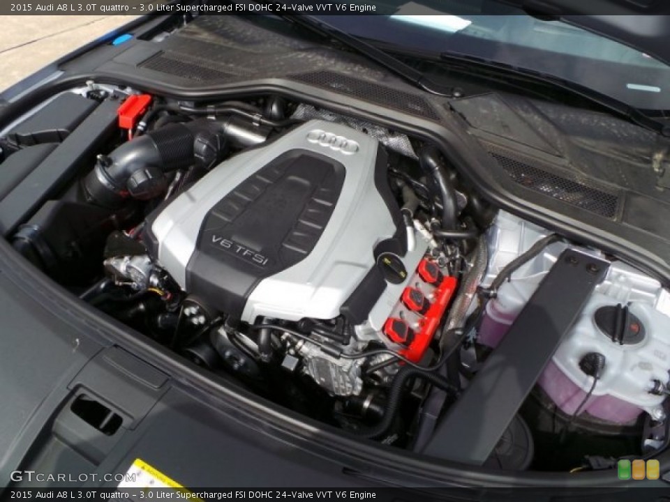 3.0 Liter Supercharged FSI DOHC 24-Valve VVT V6 Engine for the 2015 Audi A8 #95464808