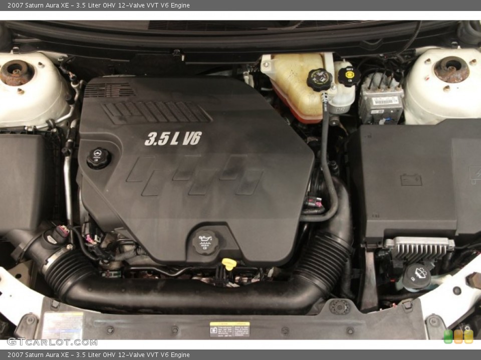 3.5 Liter OHV 12-Valve VVT V6 2007 Saturn Aura Engine