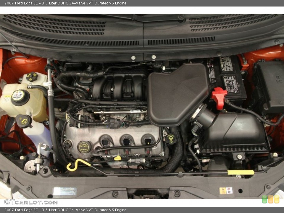 3.5 Liter DOHC 24-Valve VVT Duratec V6 2007 Ford Edge Engine