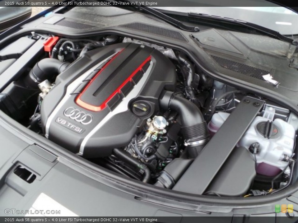 4.0 Liter FSI Turbocharged DOHC 32-Valve VVT V8 Engine for the 2015 Audi S8 #95498789