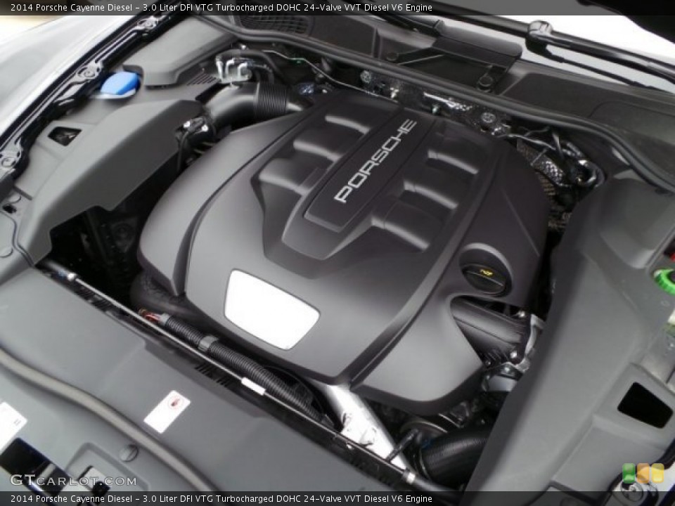 3.0 Liter DFI VTG Turbocharged DOHC 24-Valve VVT Diesel V6 Engine for the 2014 Porsche Cayenne #95507702