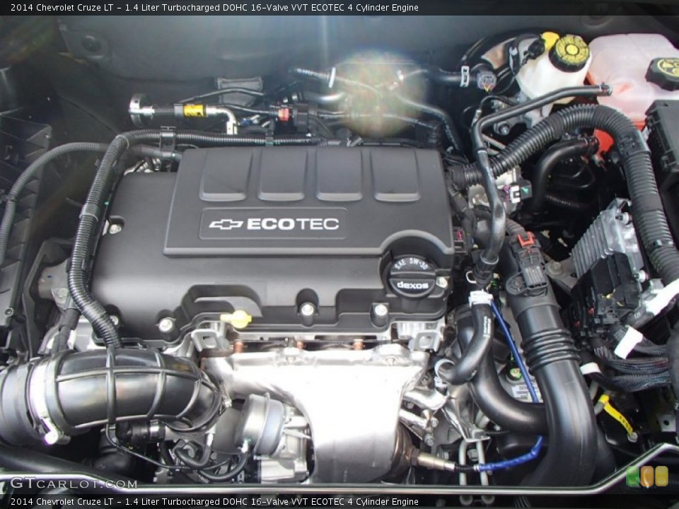 1.4 Liter Turbocharged DOHC 16-Valve VVT ECOTEC 4 Cylinder Engine for the 2014 Chevrolet Cruze #95509691
