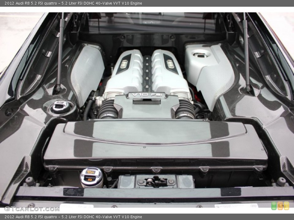 5.2 Liter FSI DOHC 40-Valve VVT V10 Engine for the 2012 Audi R8 #95544573