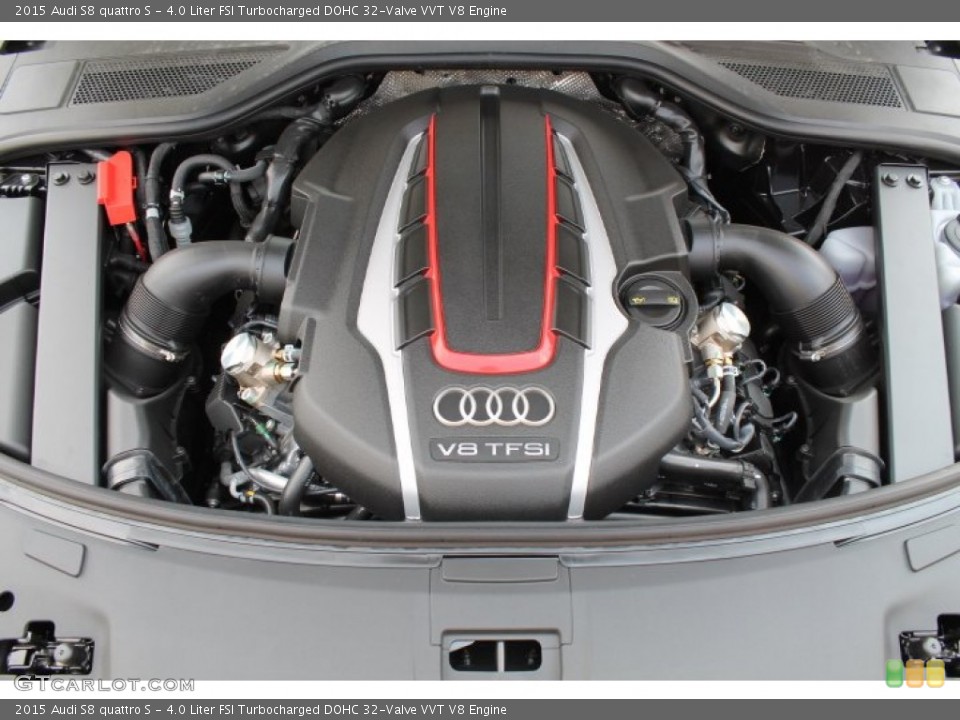 4.0 Liter FSI Turbocharged DOHC 32-Valve VVT V8 Engine for the 2015 Audi S8 #95587804