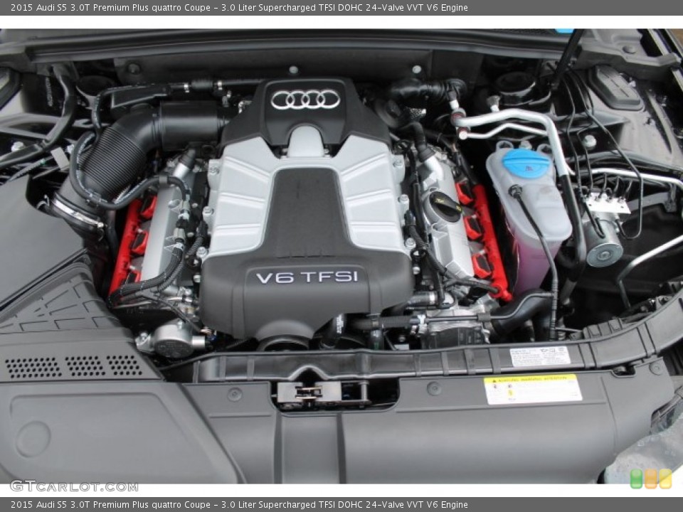 3.0 Liter Supercharged TFSI DOHC 24-Valve VVT V6 Engine for the 2015 Audi S5 #95610587