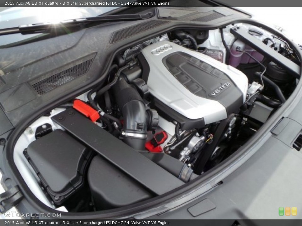 3.0 Liter Supercharged FSI DOHC 24-Valve VVT V6 Engine for the 2015 Audi A8 #95639909