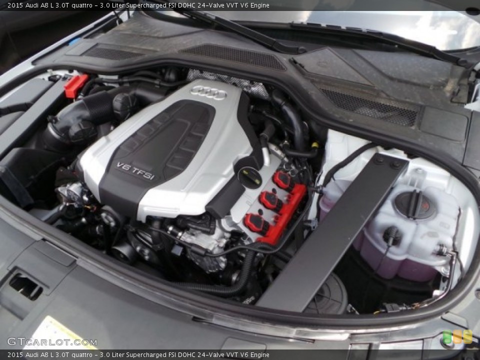 3.0 Liter Supercharged FSI DOHC 24-Valve VVT V6 Engine for the 2015 Audi A8 #95639927