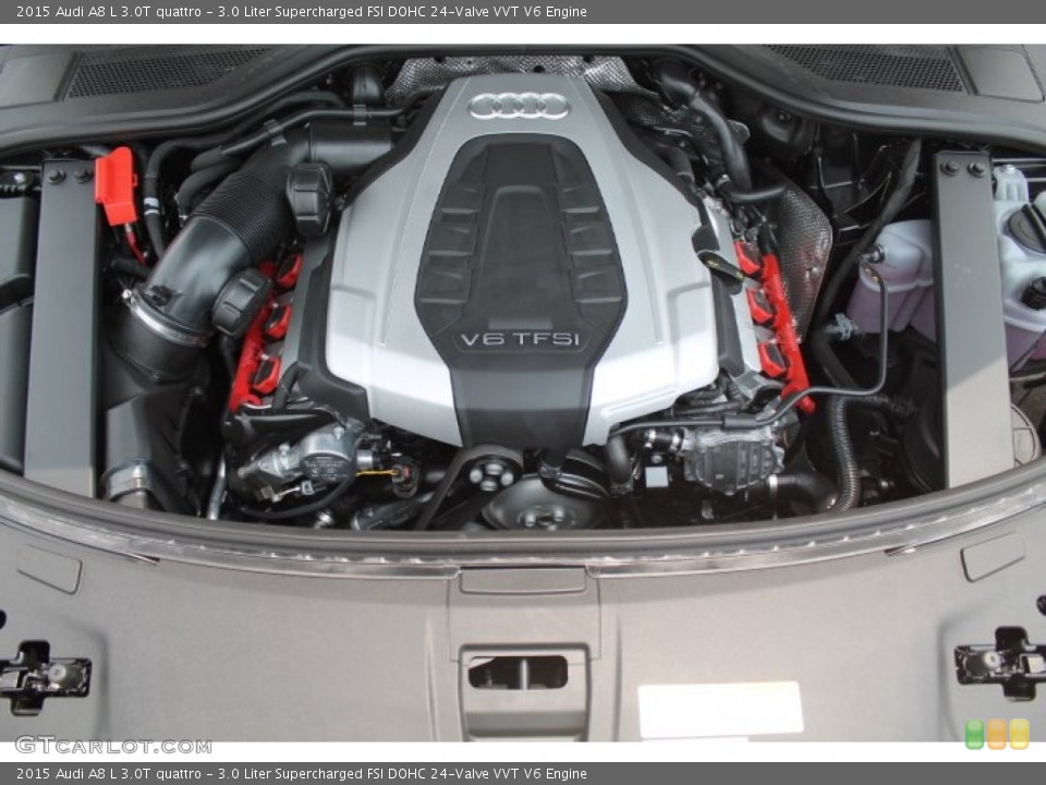 3.0 Liter Supercharged FSI DOHC 24-Valve VVT V6 Engine for the 2015 Audi A8 #95648273
