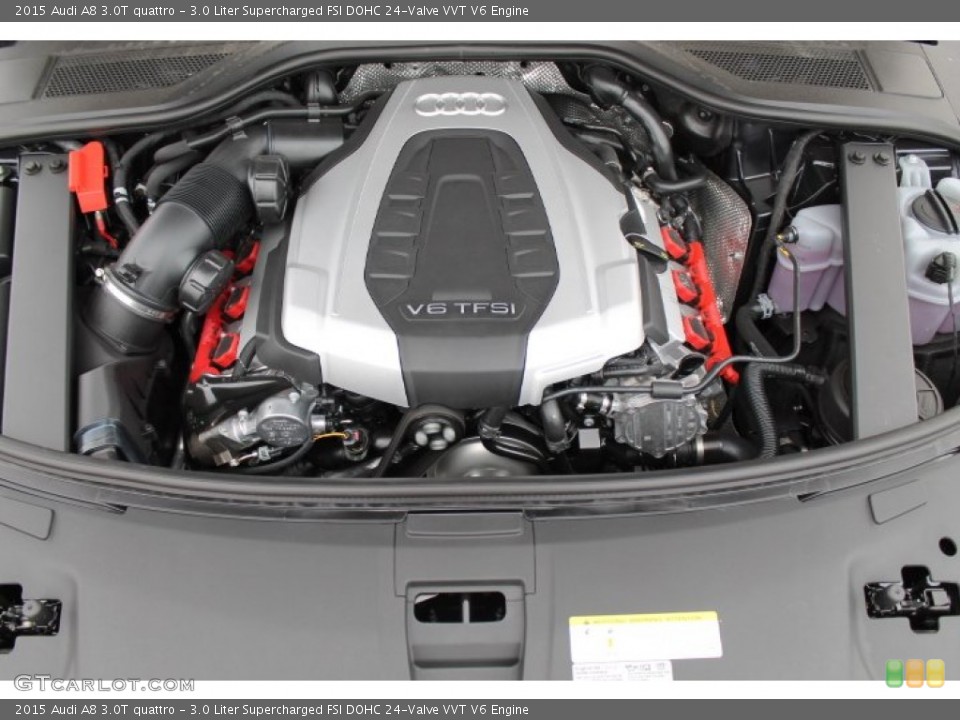 3.0 Liter Supercharged FSI DOHC 24-Valve VVT V6 Engine for the 2015 Audi A8 #95648720
