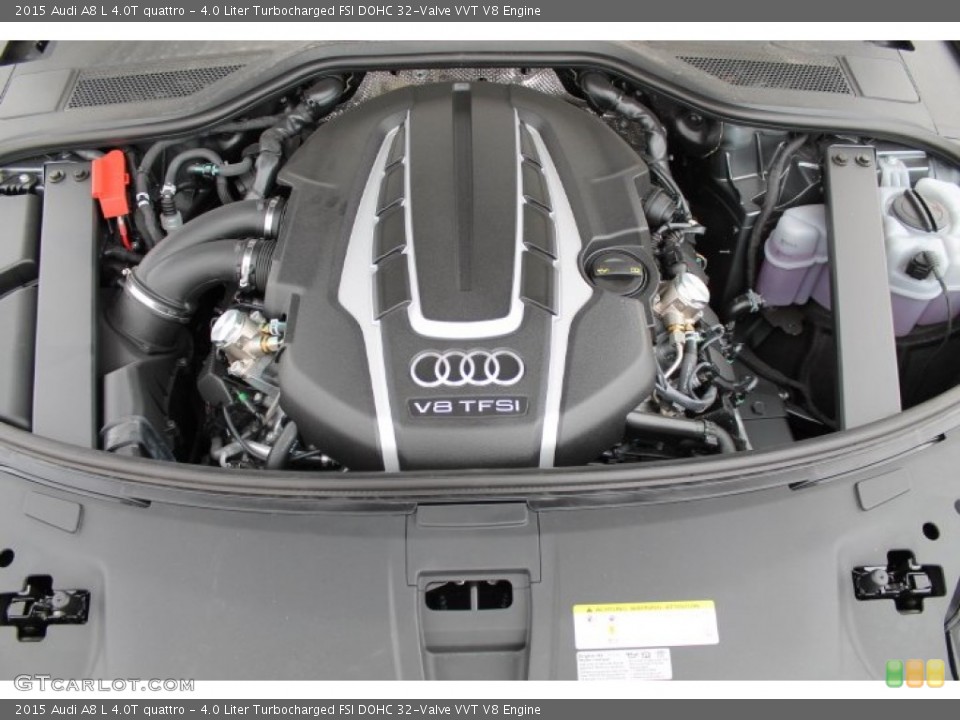 4.0 Liter Turbocharged FSI DOHC 32-Valve VVT V8 Engine for the 2015 Audi A8 #95650062