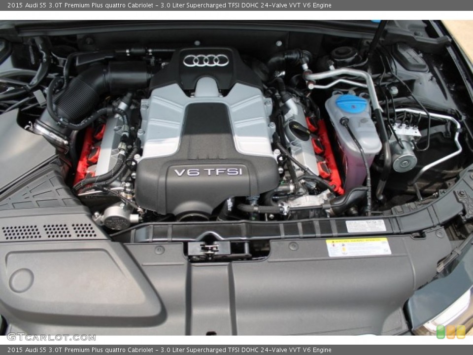 3.0 Liter Supercharged TFSI DOHC 24-Valve VVT V6 Engine for the 2015 Audi S5 #95650320