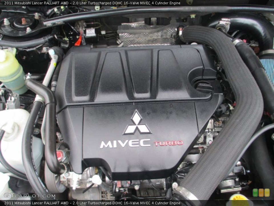 2.0 Liter Turbocharged DOHC 16-Valve MIVEC 4 Cylinder Engine for the 2011 Mitsubishi Lancer #95651008