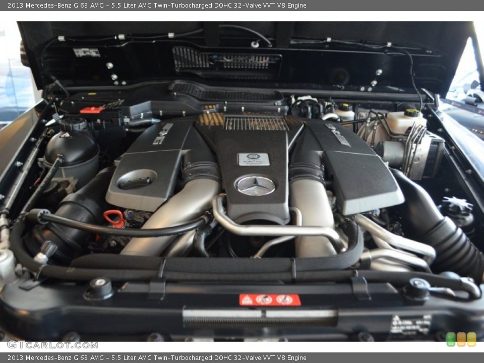 5.5 Liter AMG Twin-Turbocharged DOHC 32-Valve VVT V8 Engine for the 2013 Mercedes-Benz G #95663251