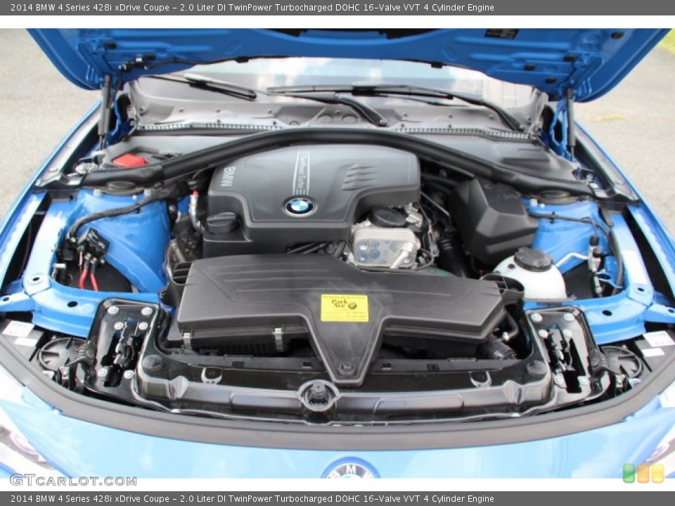 2.0 Liter DI TwinPower Turbocharged DOHC 16-Valve VVT 4 Cylinder Engine for the 2014 BMW 4 Series #95671269