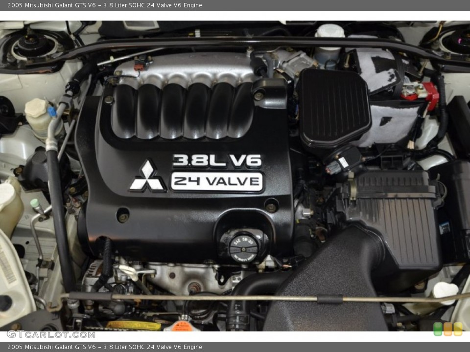 3.8 Liter SOHC 24 Valve V6 2005 Mitsubishi Galant Engine