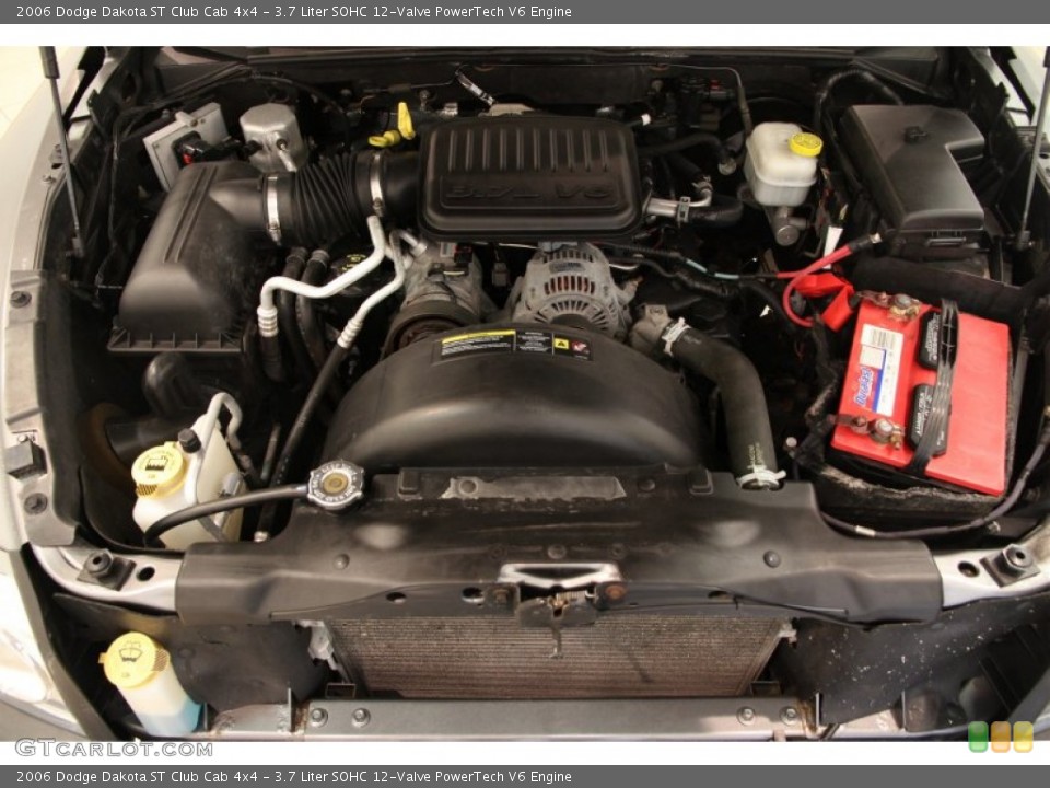 3.7 Liter SOHC 12-Valve PowerTech V6 Engine for the 2006 Dodge Dakota #95719961