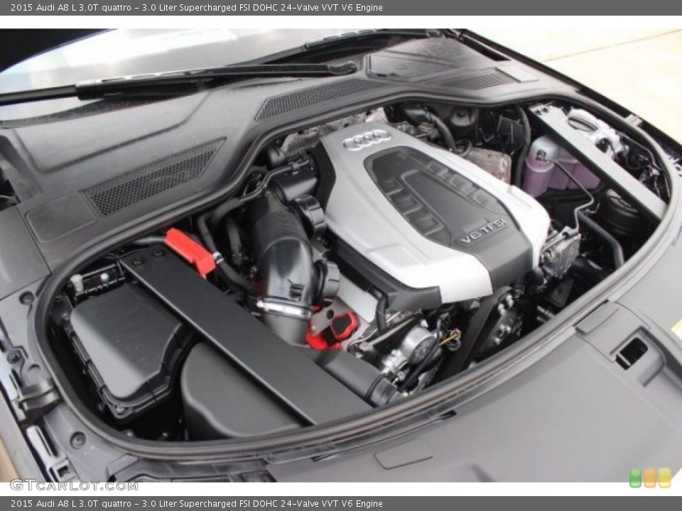 3.0 Liter Supercharged FSI DOHC 24-Valve VVT V6 Engine for the 2015 Audi A8 #95727383