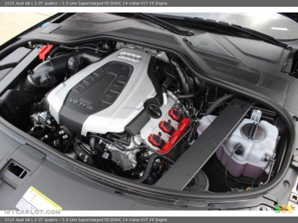 3.0 Liter Supercharged FSI DOHC 24-Valve VVT V6 Engine for the 2015 Audi A8 #95727401