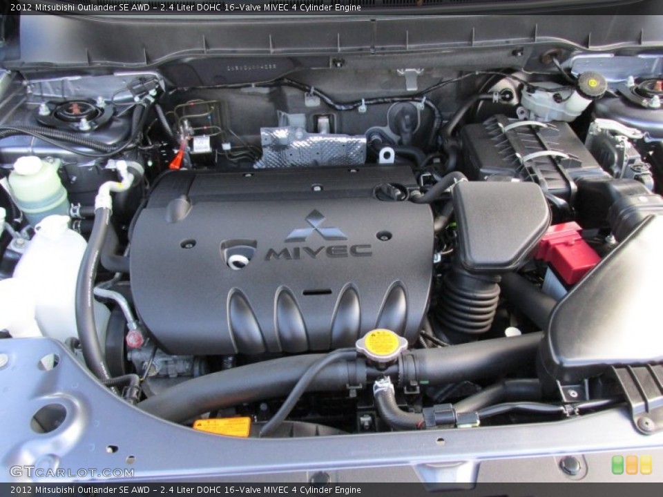 2.4 Liter DOHC 16-Valve MIVEC 4 Cylinder Engine for the 2012 Mitsubishi Outlander #95731376