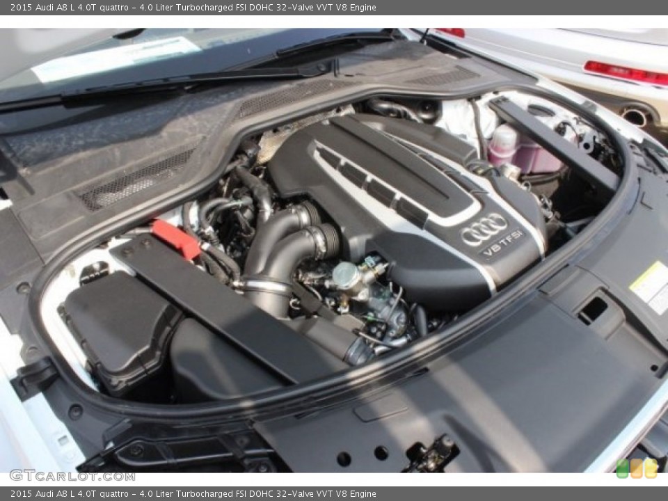 4.0 Liter Turbocharged FSI DOHC 32-Valve VVT V8 Engine for the 2015 Audi A8 #95762370