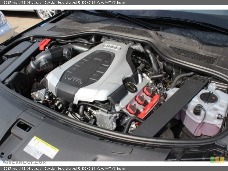 3.0 Liter Supercharged FSI DOHC 24-Valve VVT V6 Engine for the 2015 Audi A8 #95763060