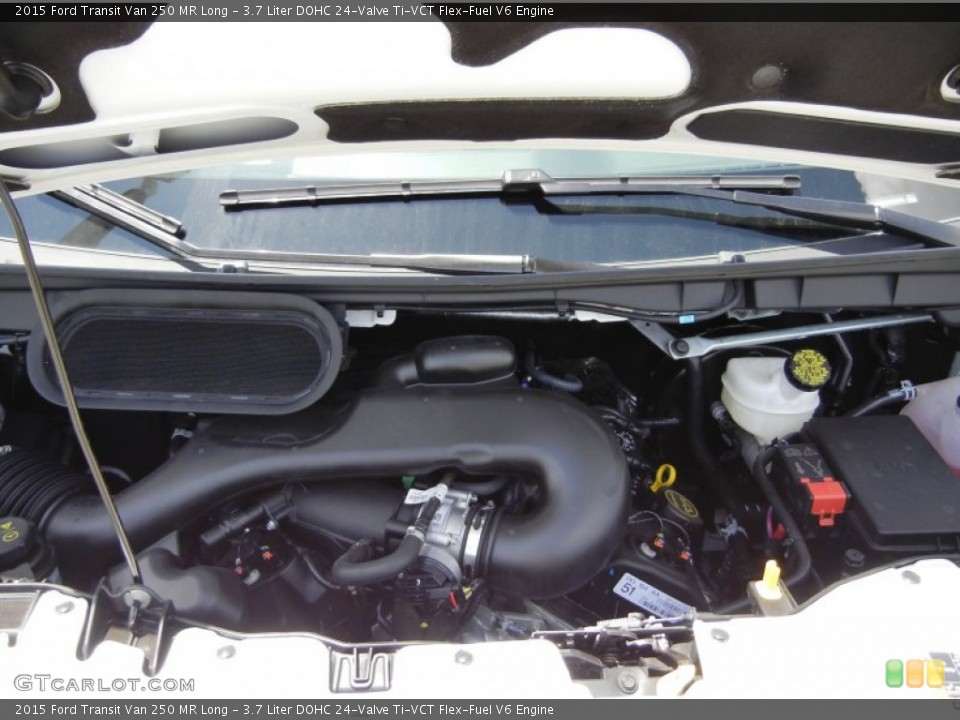 3.7 Liter DOHC 24-Valve Ti-VCT Flex-Fuel V6 Engine for the 2015 Ford Transit #95767797