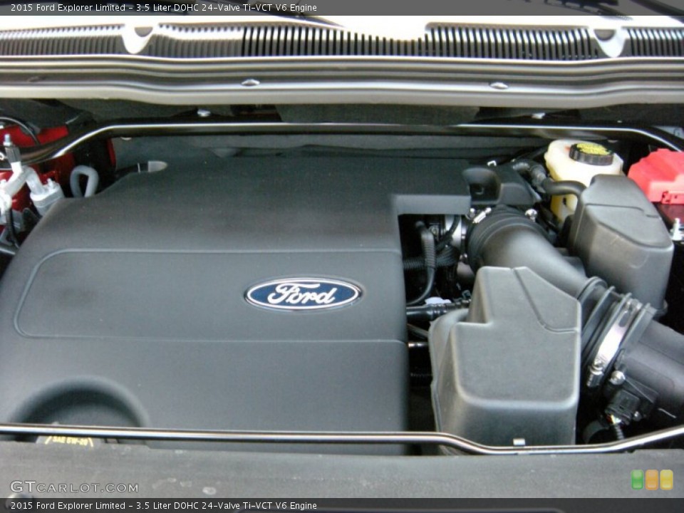 3.5 Liter DOHC 24-Valve Ti-VCT V6 Engine for the 2015 Ford Explorer #95776635