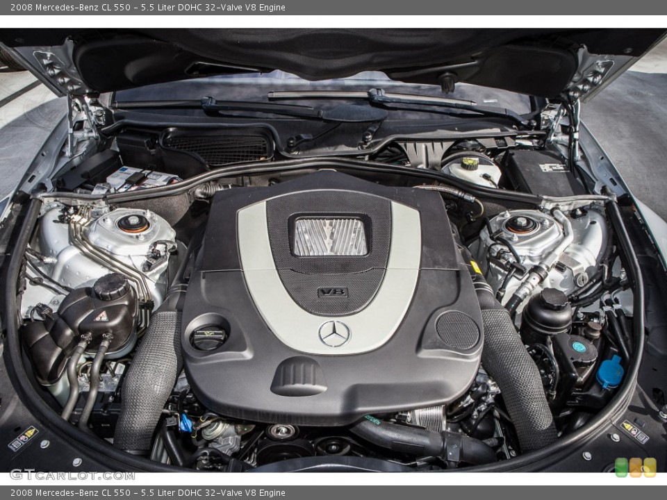 5.5 Liter DOHC 32-Valve V8 2008 Mercedes-Benz CL Engine