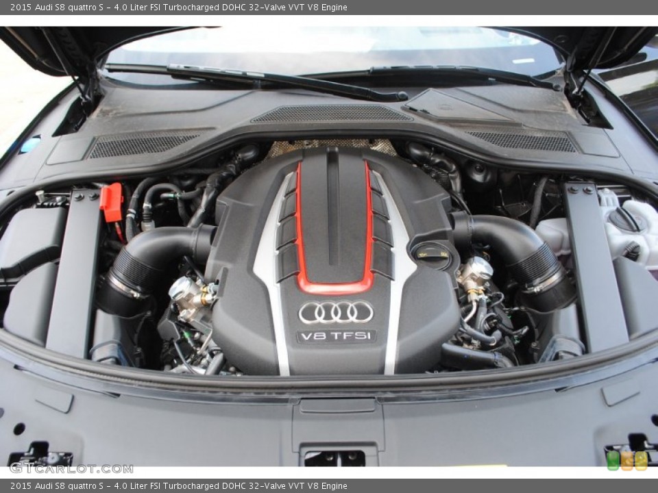 4.0 Liter FSI Turbocharged DOHC 32-Valve VVT V8 Engine for the 2015 Audi S8 #95790516