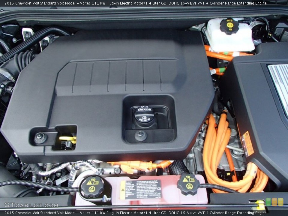 Voltec 111 kW Plug-In Electric Motor/1.4 Liter GDI DOHC 16-Valve VVT 4 Cylinder Range Extending Engine for the 2015 Chevrolet Volt #95816361