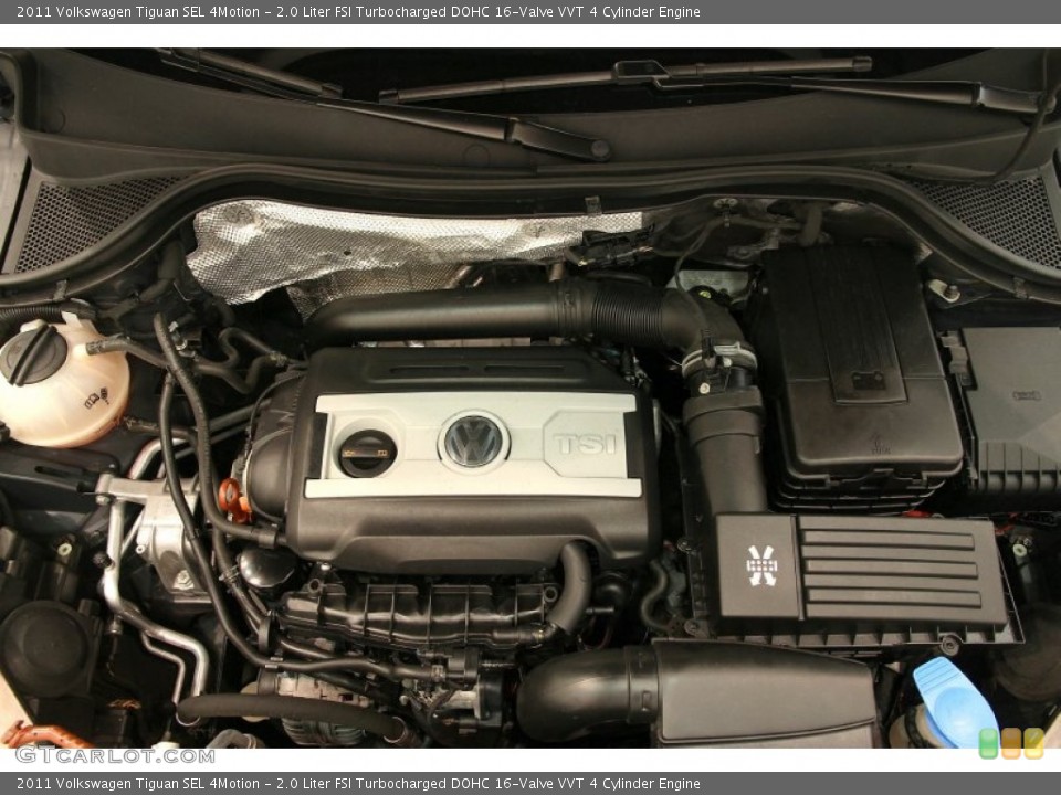 2.0 Liter FSI Turbocharged DOHC 16-Valve VVT 4 Cylinder Engine for the 2011 Volkswagen Tiguan #95826207