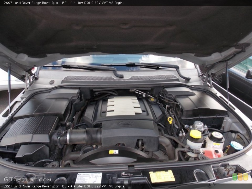 4.4 Liter DOHC 32V VVT V8 2007 Land Rover Range Rover Sport Engine