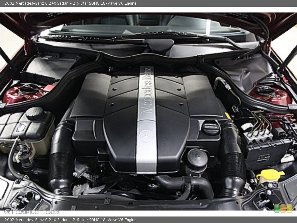 2.6 Liter SOHC 18-Valve V6 Engine for the 2002 Mercedes-Benz C #95839009