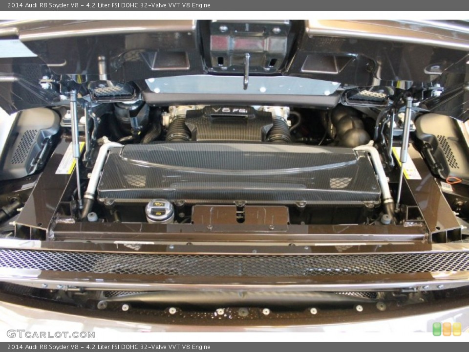 4.2 Liter FSI DOHC 32-Valve VVT V8 Engine for the 2014 Audi R8 #95840641