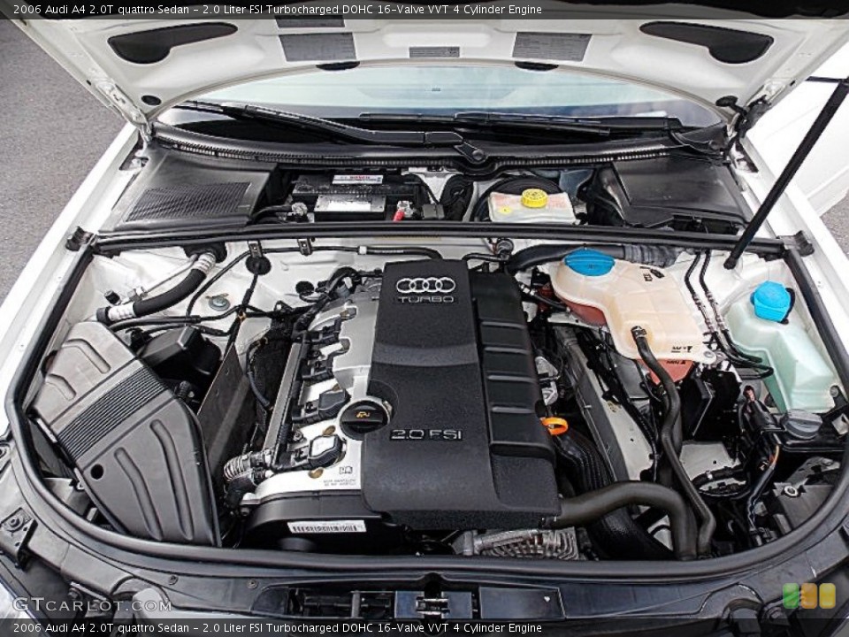 2.0 Liter FSI Turbocharged DOHC 16-Valve VVT 4 Cylinder Engine for the 2006 Audi A4 #95852671