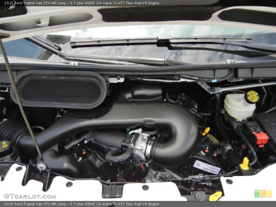 3.7 Liter DOHC 24-Valve Ti-VCT Flex-Fuel V6 Engine for the 2015 Ford Transit #95878627