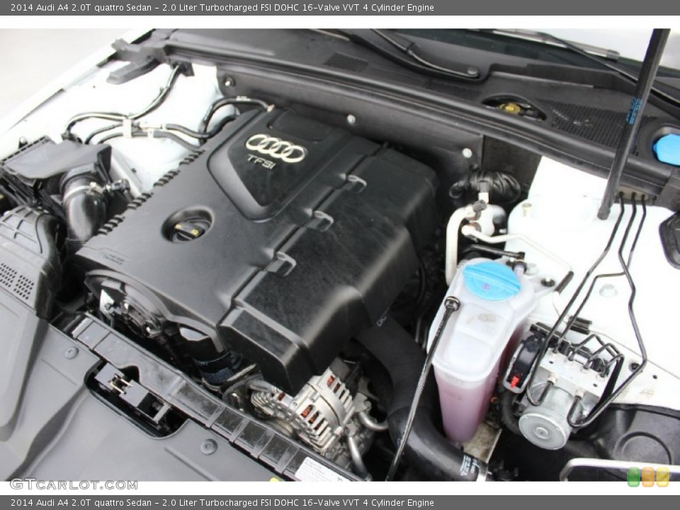 2.0 Liter Turbocharged FSI DOHC 16-Valve VVT 4 Cylinder Engine for the 2014 Audi A4 #95943508
