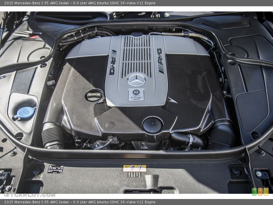 6.0 Liter AMG biturbo SOHC 36-Valve V12 Engine for the 2015 Mercedes-Benz S #95962754