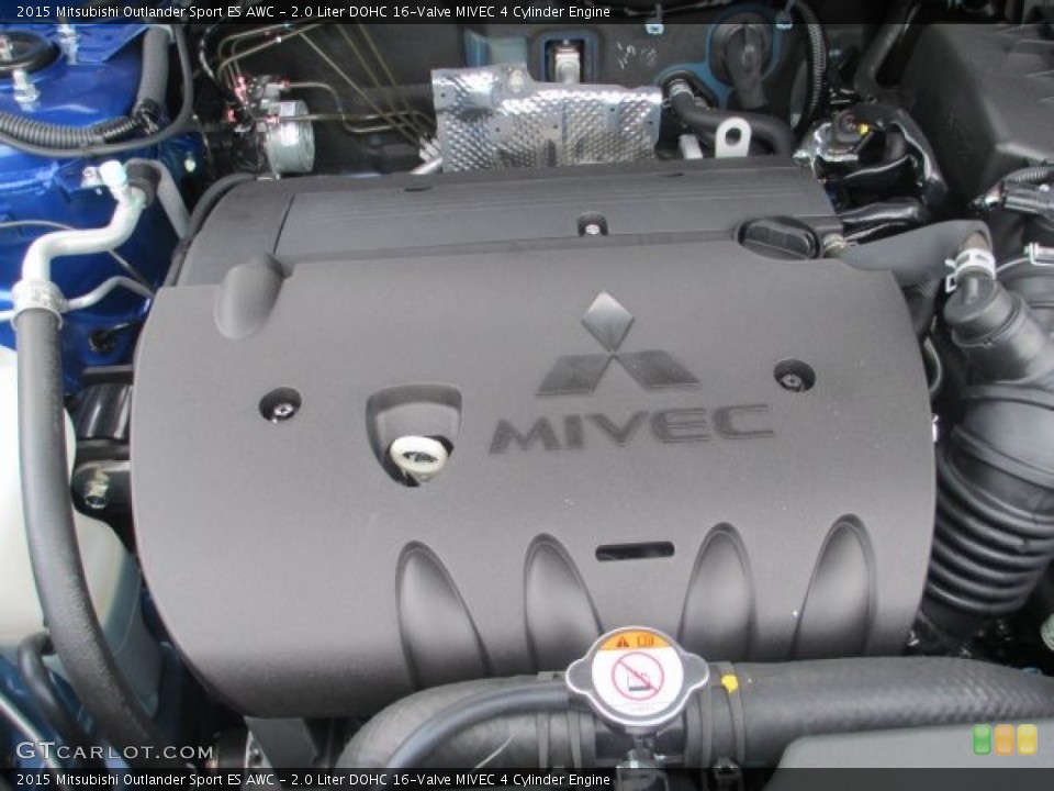2.0 Liter DOHC 16-Valve MIVEC 4 Cylinder Engine for the 2015 Mitsubishi Outlander Sport #95966045