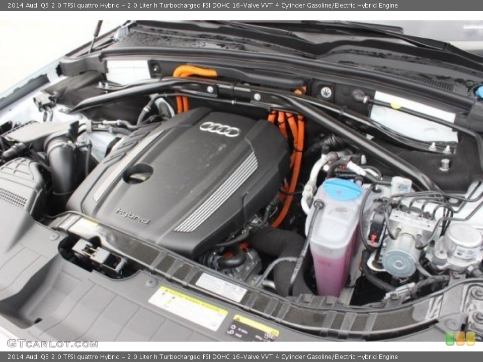 2.0 Liter h Turbocharged FSI DOHC 16-Valve VVT 4 Cylinder Gasoline/Electric Hybrid Engine for the 2014 Audi Q5 #95993940