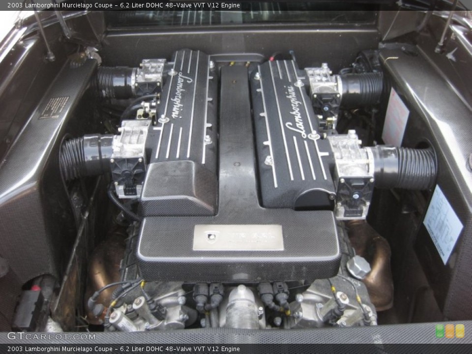 6.2 Liter DOHC 48-Valve VVT V12 Engine for the 2003 Lamborghini Murcielago #96016584