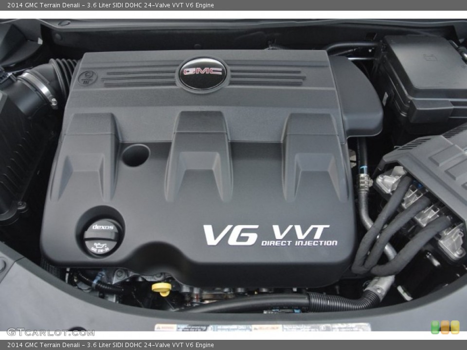 3.6 Liter SIDI DOHC 24-Valve VVT V6 2014 GMC Terrain Engine