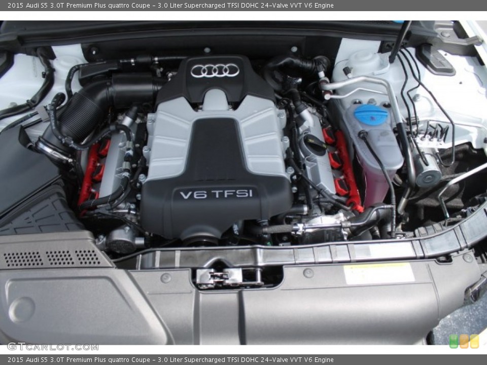 3.0 Liter Supercharged TFSI DOHC 24-Valve VVT V6 Engine for the 2015 Audi S5 #96046206